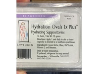 Bezwecken Hydration Ovals 1x Plus Hydrating Suppositories, 13 g, 16 Count - thumbnail 3