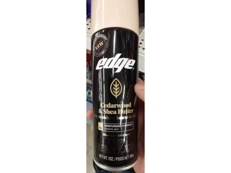 Edge Shave Gel, Cedarwood & Shea Butter, 7 oz/198 g, Pack Of 3