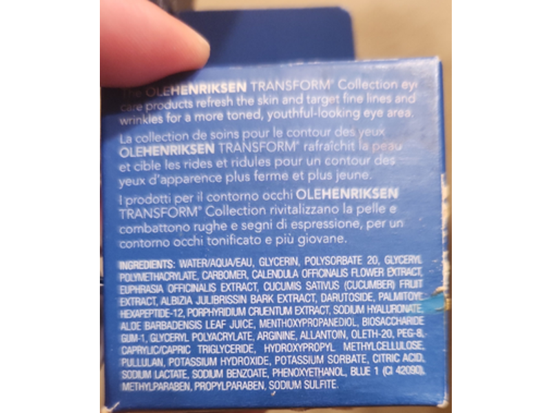 Olehenriksen Uplifting Tranfermation Eye Gel, 0.5 fl oz/15 mL