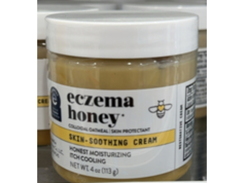 Eczema Honey Skin Soothing Cream, Colloidal Oatmeal, 4 oz/113 g