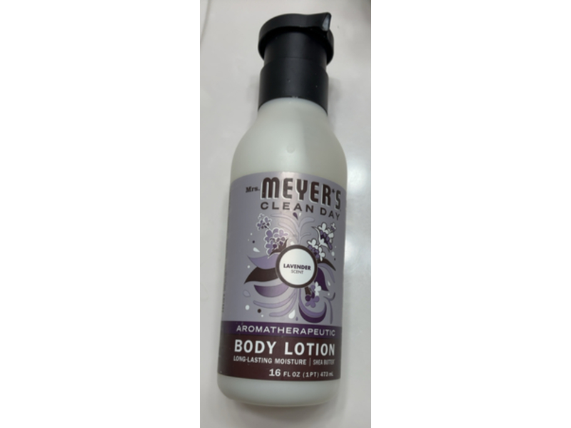 Mrs. Meyer's Clean Day Body Lotion, Lavender Scent, 16 fl oz/473 mL