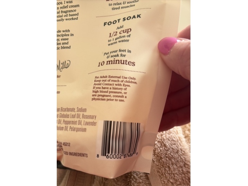 Nature's Willow Soothing Bath Soak, Willow Balm, 22 oz/624 g
