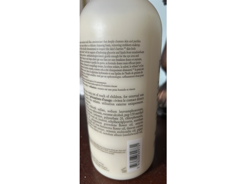 Philosophy Purity Made Simple One Step Facial Cleanser, 32 fl oz/947 mL