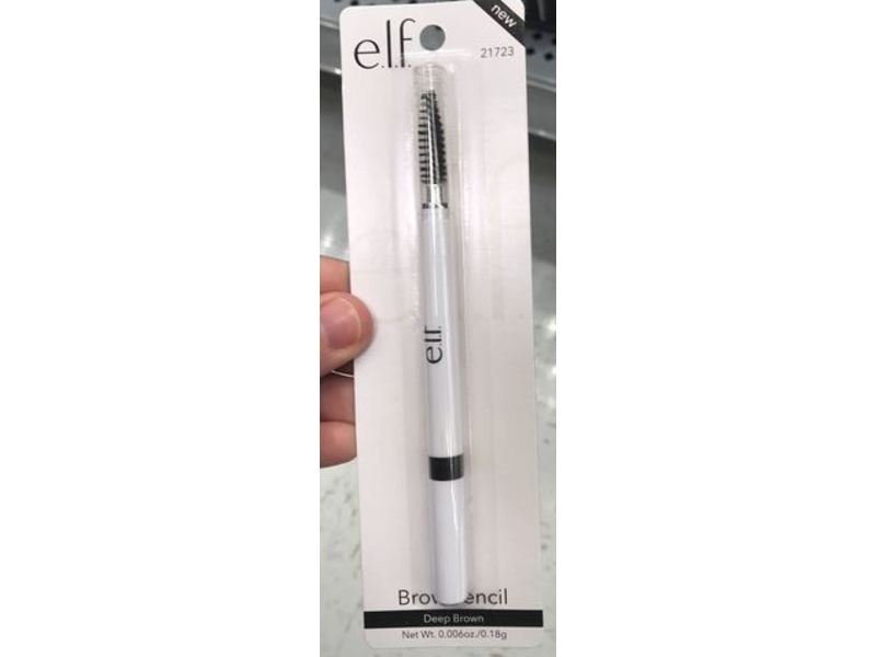 e.l.f. Cosmetics Brow Pencil, Deep Brown, 0.006 oz/0.18 g