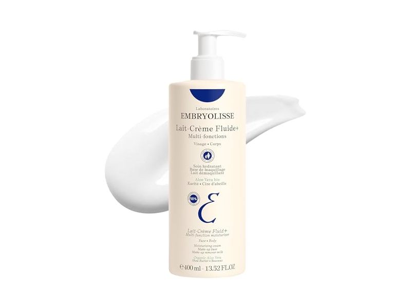 Embryolisse Face & Body Moisturizing Cream, Organic Aloe Vera, Shea Butter & Beeswax, 13.52 fl oz/400 mL