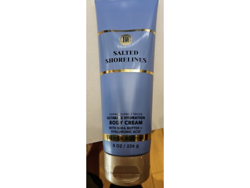 Bath & Body Works Ultimate Hydration Body Cream, Salted Shorelines, 8 oz/226 g