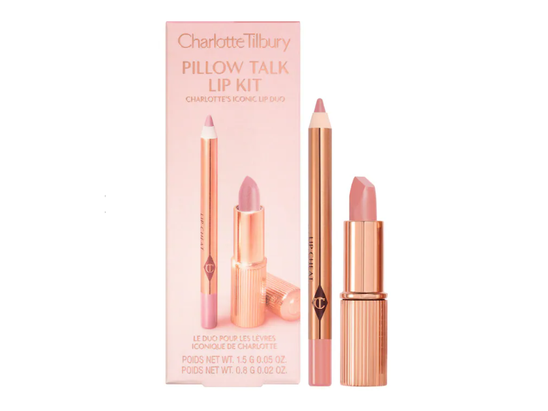 Charlotte Tilbury Pillow Talk Lip Kit, Pillow Talk Fair