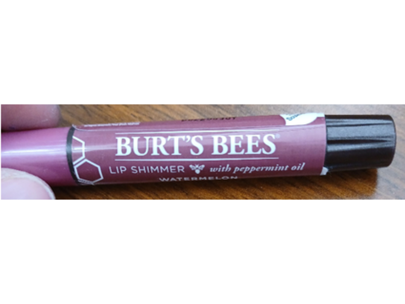 Burt's Bees Lip Shimmer, Watermelon, 0.09 oz/2.55 g