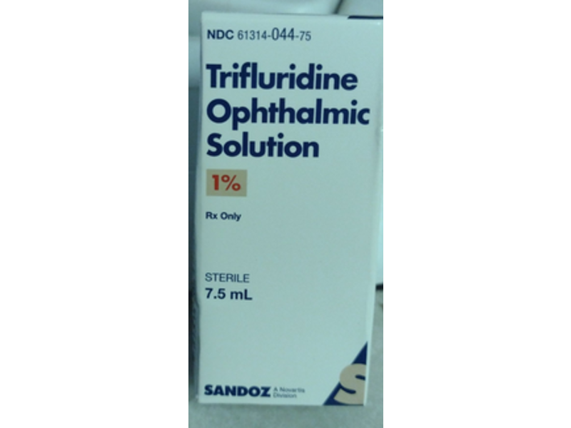 Trifluridine Ophthalmic Solution 1%, 7.5 mL, Sandoz (RX)