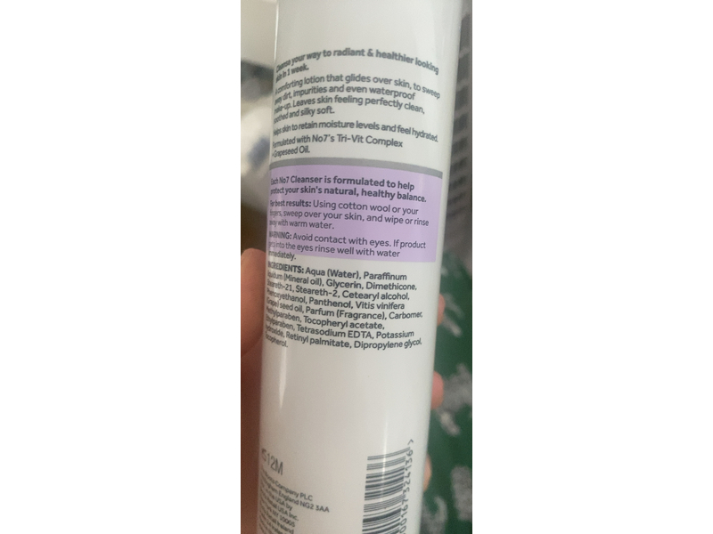 No7 Cleansing Lotion, 6.7 fl oz/200mL