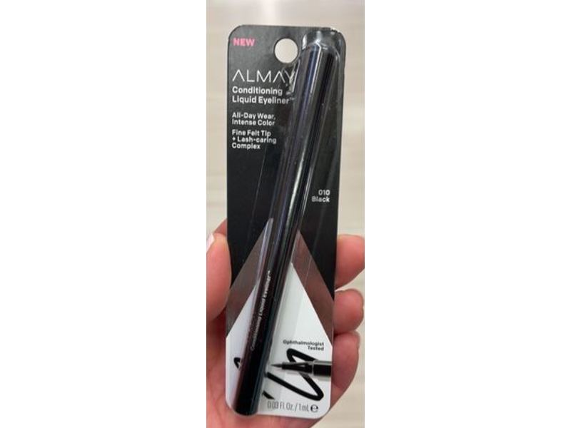 Almay Conditioning Liquid Eyeliner, 010 Black, 0.03 fl oz/1 mL