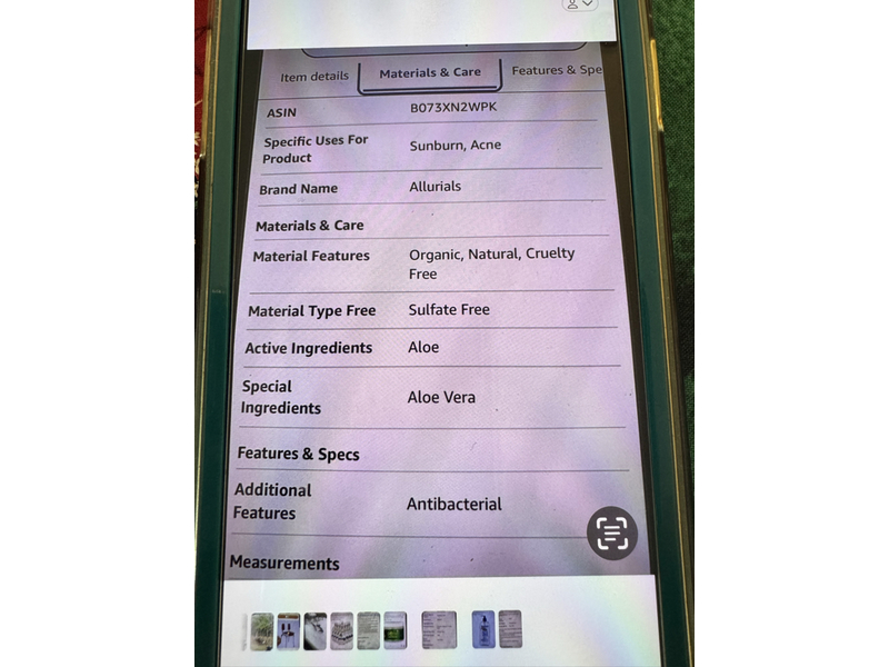 Allurials Aloe Vera Gel, 12 oz/354 mL