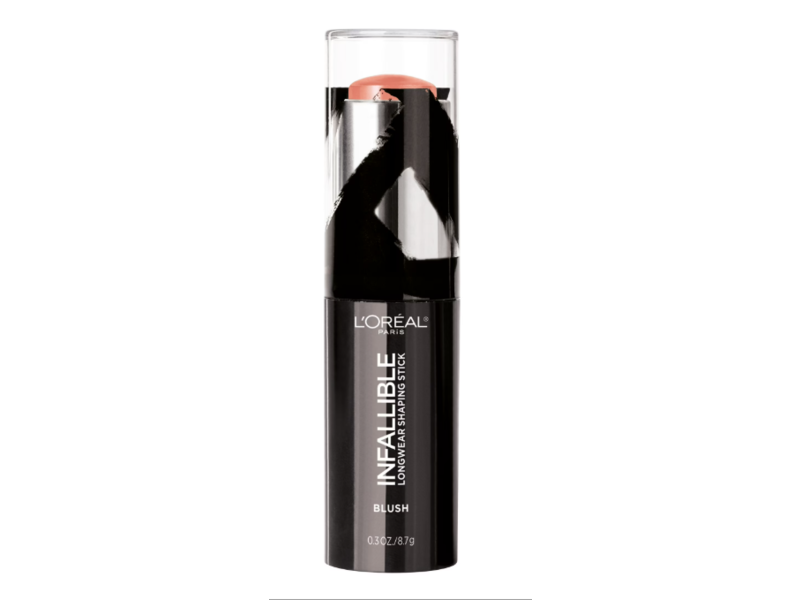 L'Oreal Paris Infallible Longwear Shaping Blush Sticks, Cheeky Dimension, 0.3 oz/8.7 g