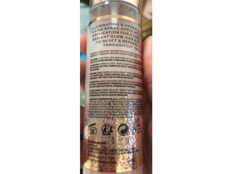 Revolution Fix & Glow Fixant Spray, 3.38 fl oz/100 mL
