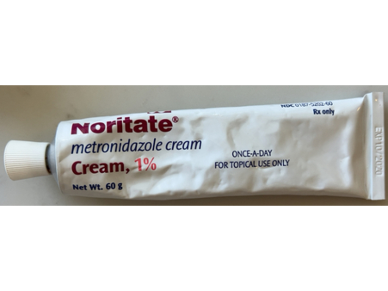 Noritate (metronidazole) Cream 1%, 60 g Valeant Pharmaceuticals International (RX)