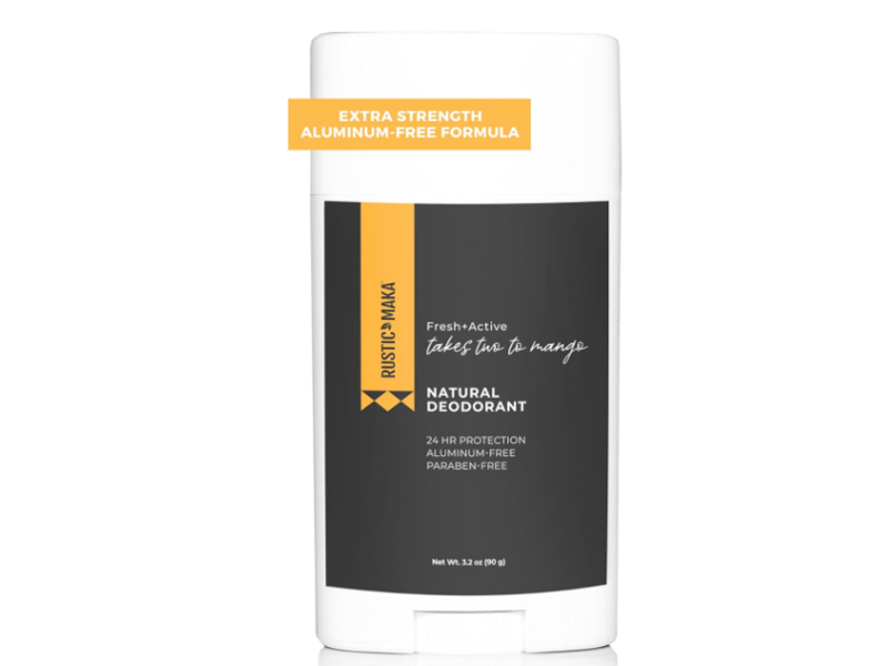 Rustic Maka Fresh+Active Natural Deodorant, Takes Two To Mango, 3.2 oz/90 g