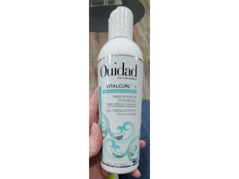 Ouidad VitalCurl Plus Tress Effects Styling Gel, 8.5 fl oz/250 mL