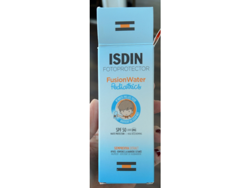 ISDIN Fotoprotector Pediatrics Fusion Water Sunscreen, SPF 50, 50 mL