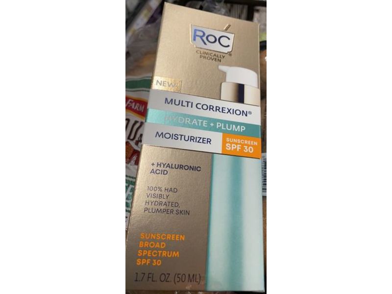Roc Multi Correxion Moisturizer, Hydrate + Plump, SPF 30, 1.7 fl oz/50 mL