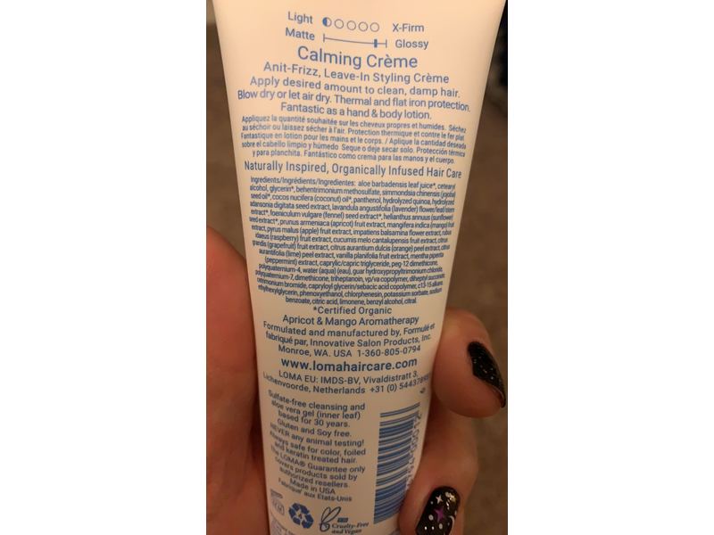 Loma Calming Creme, 3 fl oz/88 mL