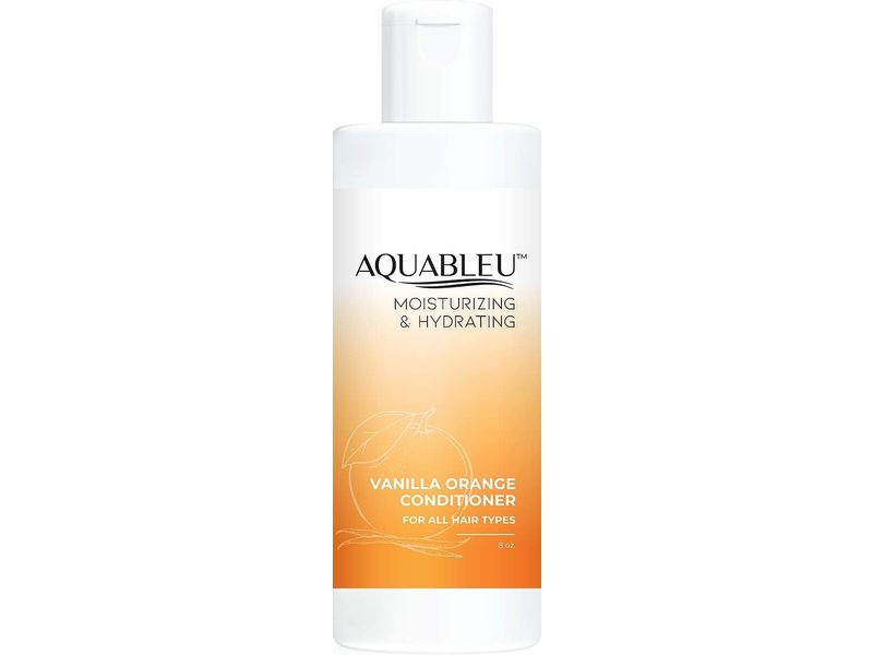 Aquableu Moisturizing & Hydrating Vanilla Orange Conditioner, 8 oz
