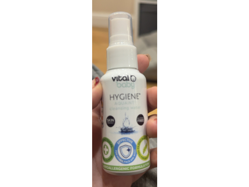 Vital Baby Hygiene Cleansing Water, 1.7 fl oz/50 mL