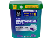 Member's Mark Platinum Clean Auto Dishwasher Pacs, 62 oz/1.76 kg, 110 Count - thumbnail 1