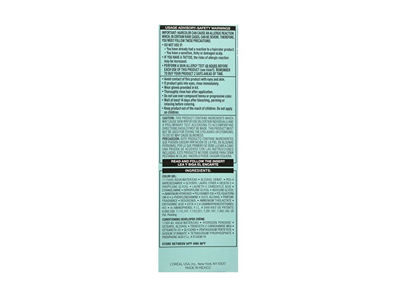 L'Oreal Paris Root Rescue 10 Minute Root Coloring Kit, 4 Dark Brown, 1 Application.