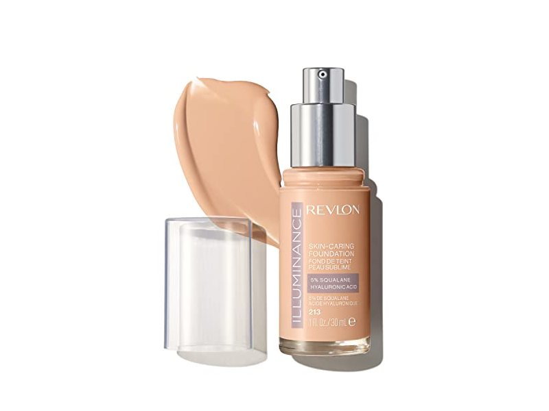 Revlon Illuminance Skin-Caring Liquid Foundation, Light Natural, 1 fl oz/30 mL
