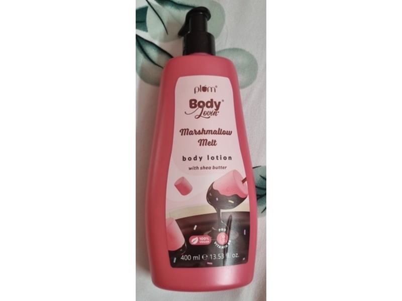 Plum Body Lotion, Marshmallow Melt, 13.53 fl oz/400 mL