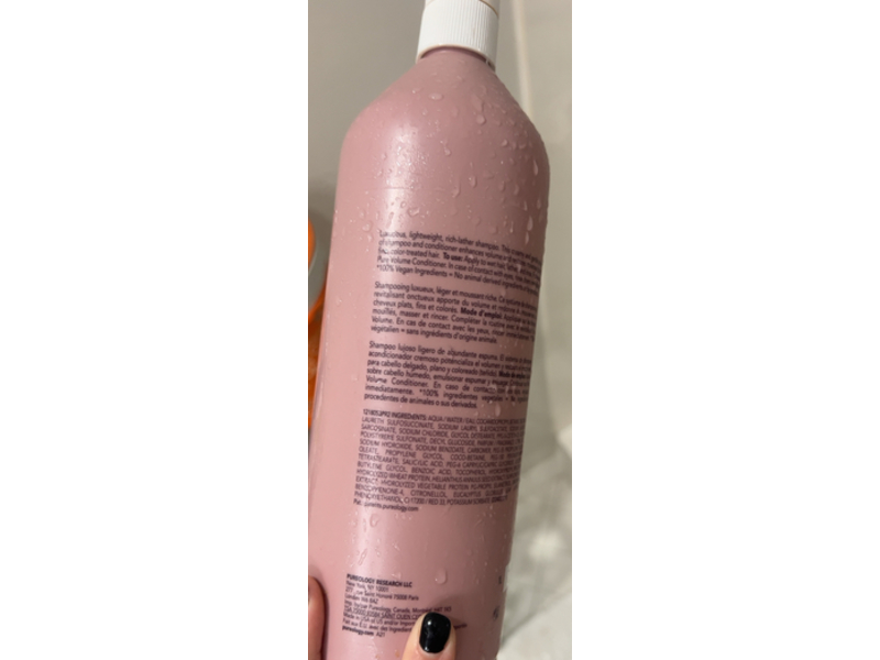 Pureology Pure Volume Shampoo, 33.8/1 L