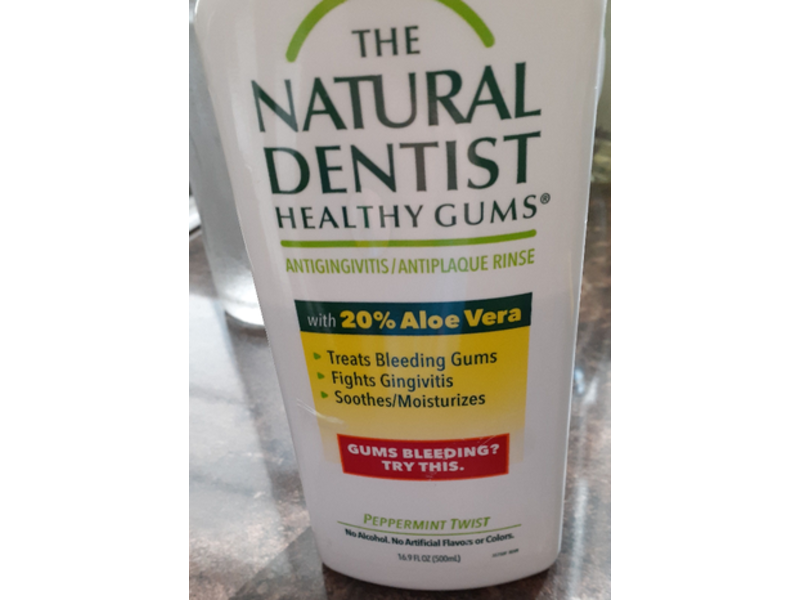 Natural Dentist Healthy Gums, Antigingivitis, Peppermint Twist, 16.9 fl oz/500 mL