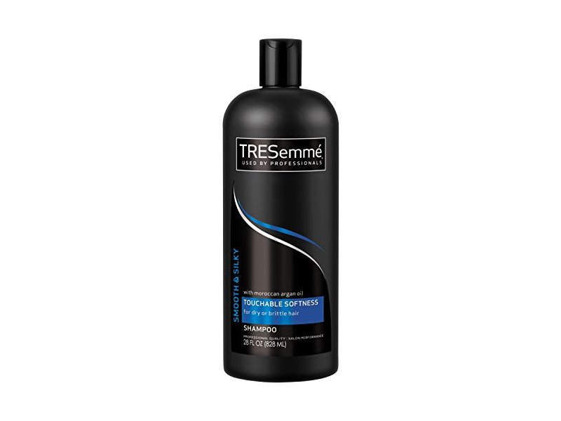 TRESemme Touchable Softness Shampoo, Moroccan Argan Oil, 28 fl oz/828 mL, Pack Of 2