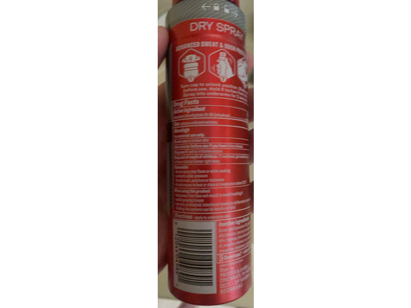 Old Spice Swagger Antiperspirant Dry Spray, Cedarwood, 4.3 oz/122 g, Pack Of 3