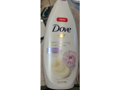 Dove Purely Pampering Nourishing Body Wash, Sweet Cream & Peony, 24 fl oz/709 mL