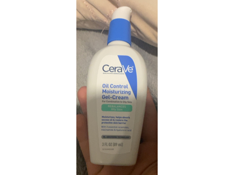 CeraVe Oil Control Moisturizing Gel-Cream, 3 fl oz/89 mL