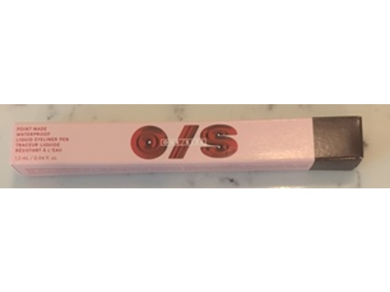 One/Size Point Made Waterproof Liquid Eyeliner Pen, Busty Brown, 0.04 fl oz/1.2 mL