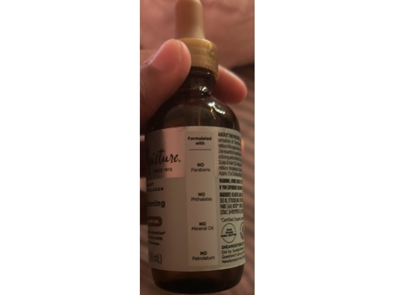 Shea Moisture Strengthening Scalp And Hair Oil, Rosemary & Vegan Collagen, 2 fl oz/59 mL