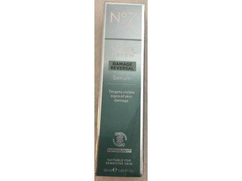 No7 Future Renew Damage Reversal Serum, 1.6 fl oz/50 mL