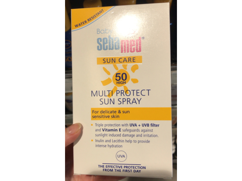 SebaMed Baby Suncare Multi Protect Sun Spray, SPF 50, 200 mL