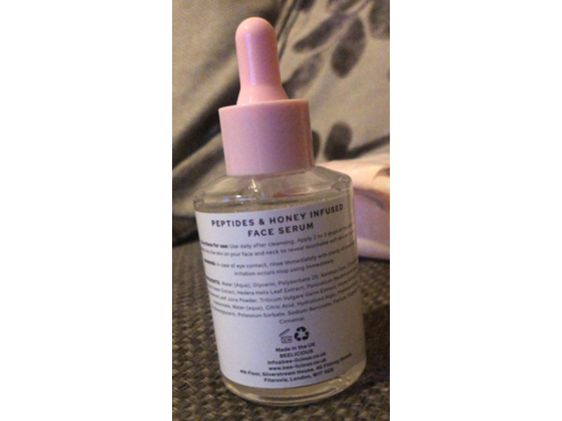 Beelicious Peptides & Honey Infused Face Serum, 1.69 fl oz/50 mL