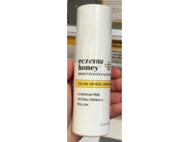 Eczema Honey Deodorant, Colloidal Oatmeal, 3 oz/85.04 g