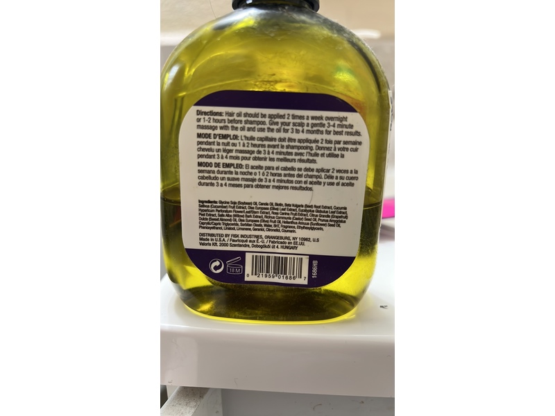 Hair Chemist Natural Castor Hair Oil, 7.78 fl oz/230 mL