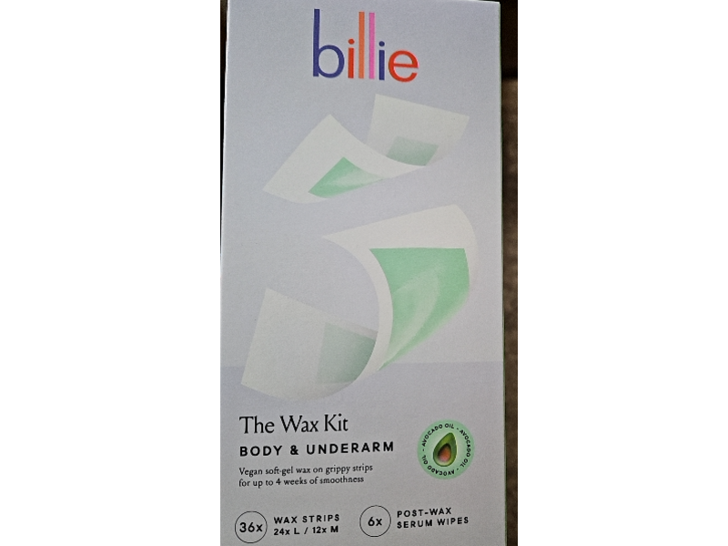 Billie Body & Underarm The Wax Kit, Avocado Oil