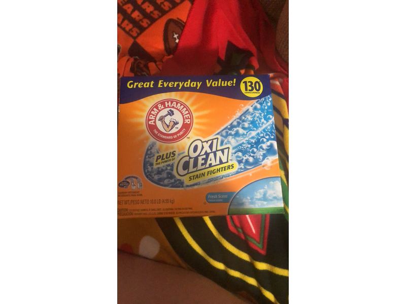 Arm & Hammer Plus Oxiclean Powder Detergent, Fresh, 9.92 lb