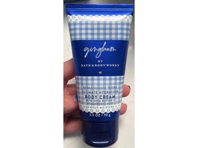 Bath & Body Works Body Cream, Gingham, 2.5 oz/70 g