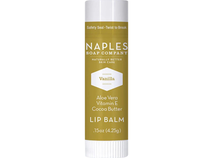 Naples Soap Company Lip Balm, Vanilla, 0.15 fl oz/4.25 g