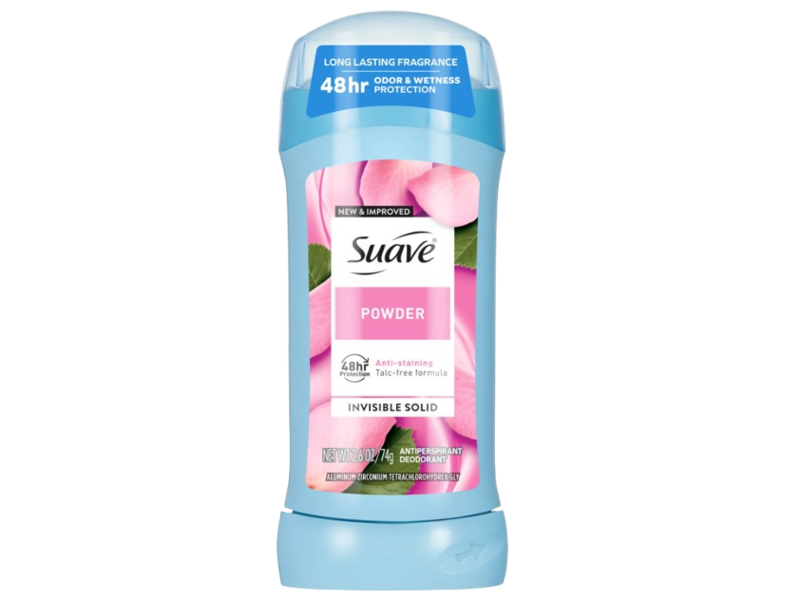 Suave Anti-Staining Powder, 2.6 oz/74 g