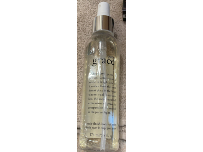 Philosophy pure grace satin-finish body oil mist, 5.8 fl oz/174 mL
