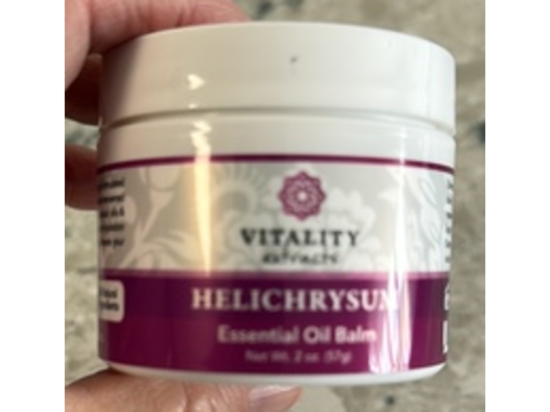 Vitality Extracts Helichrysum Essential Oil Balm, 2 oz/57 g